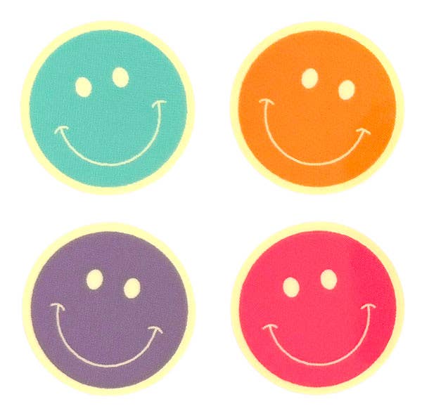 Happy Face Stickers - Glow In The Dark
