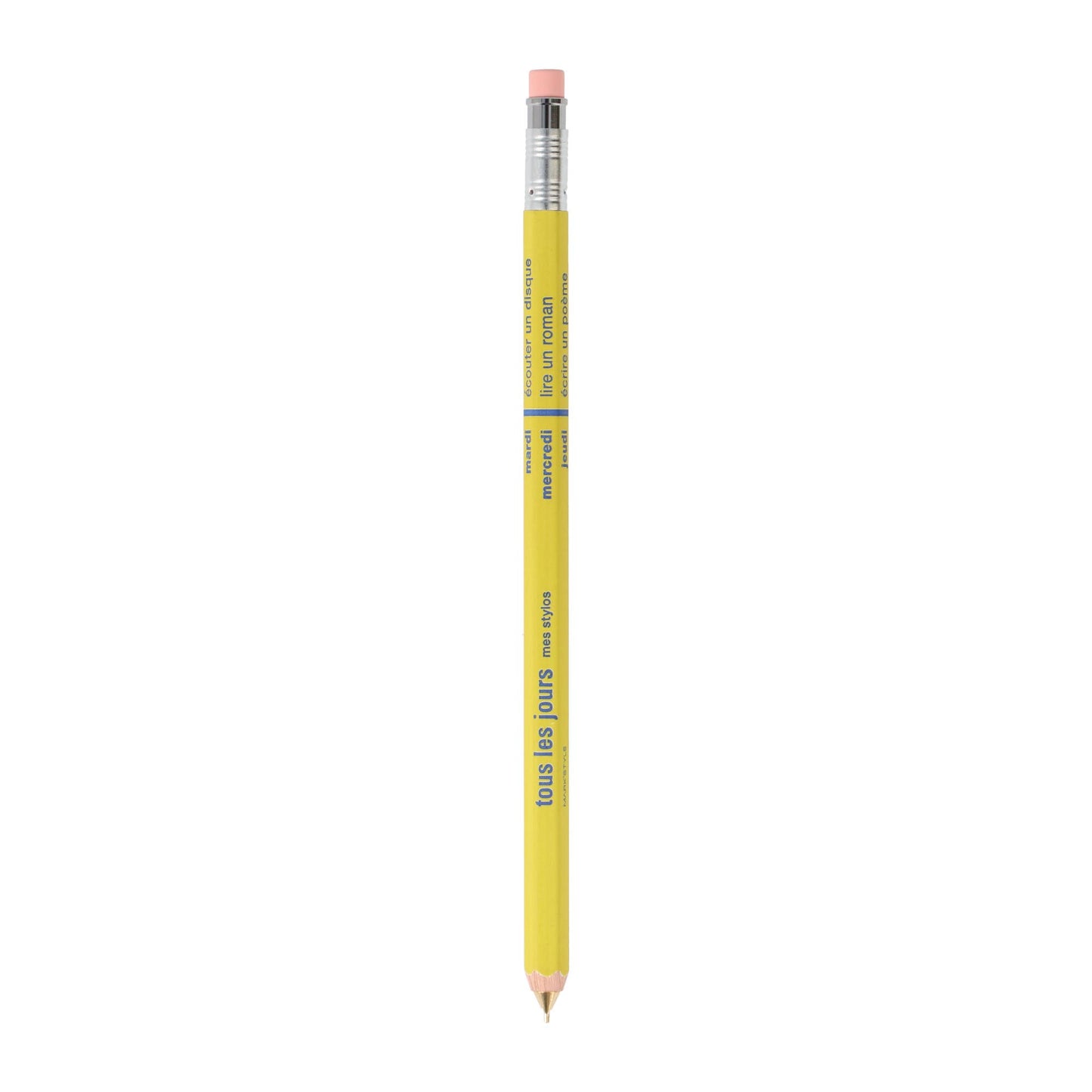 Mechanical Pencil with Eraser - "tous les jours"