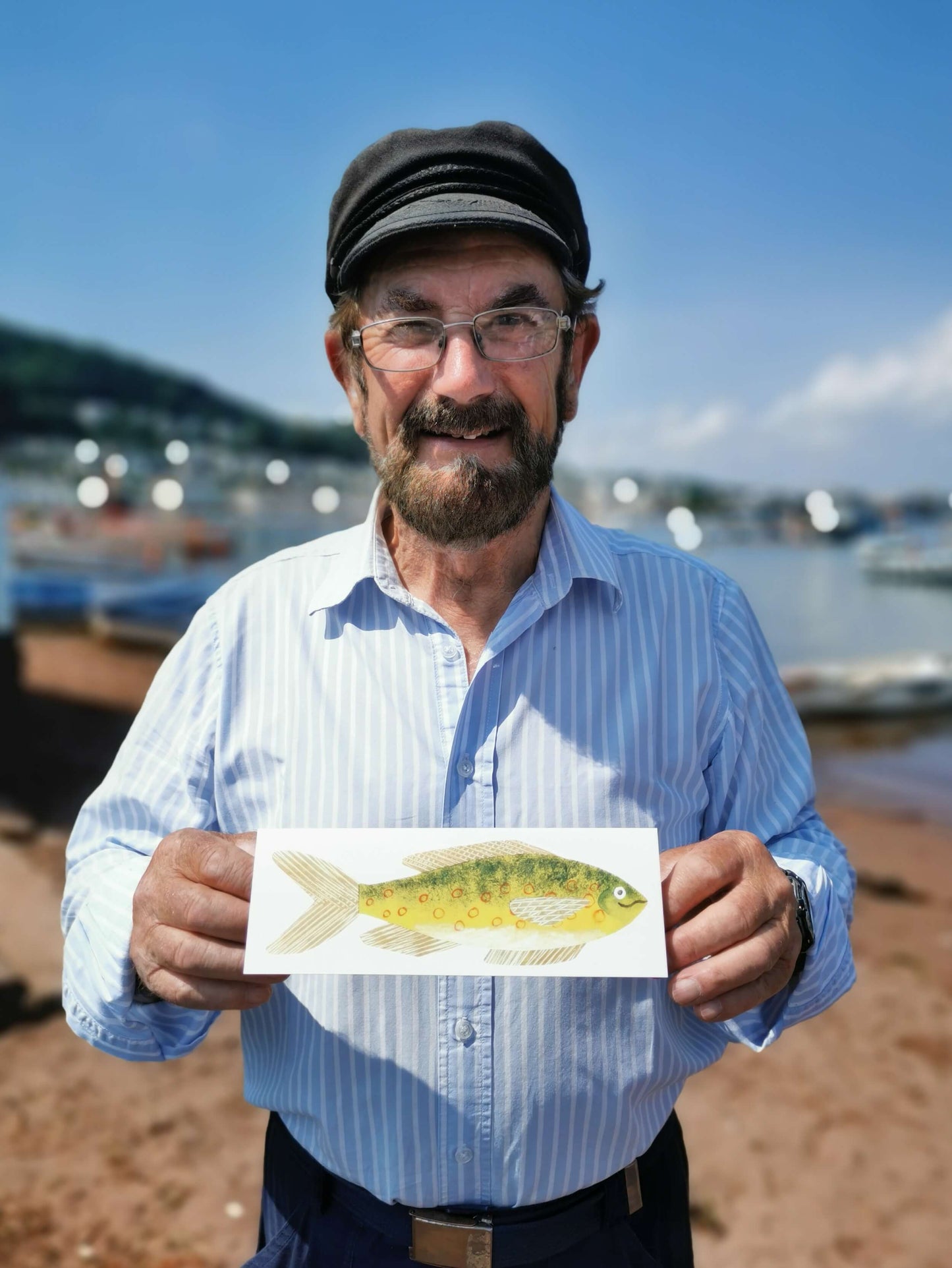 Cheery Fish - Greeting Card