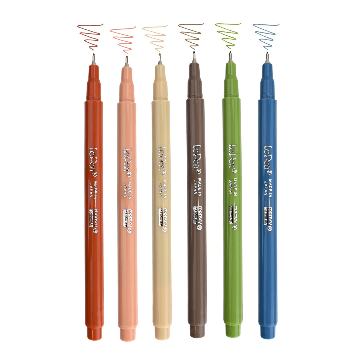Le Pen - Earth Tone Set