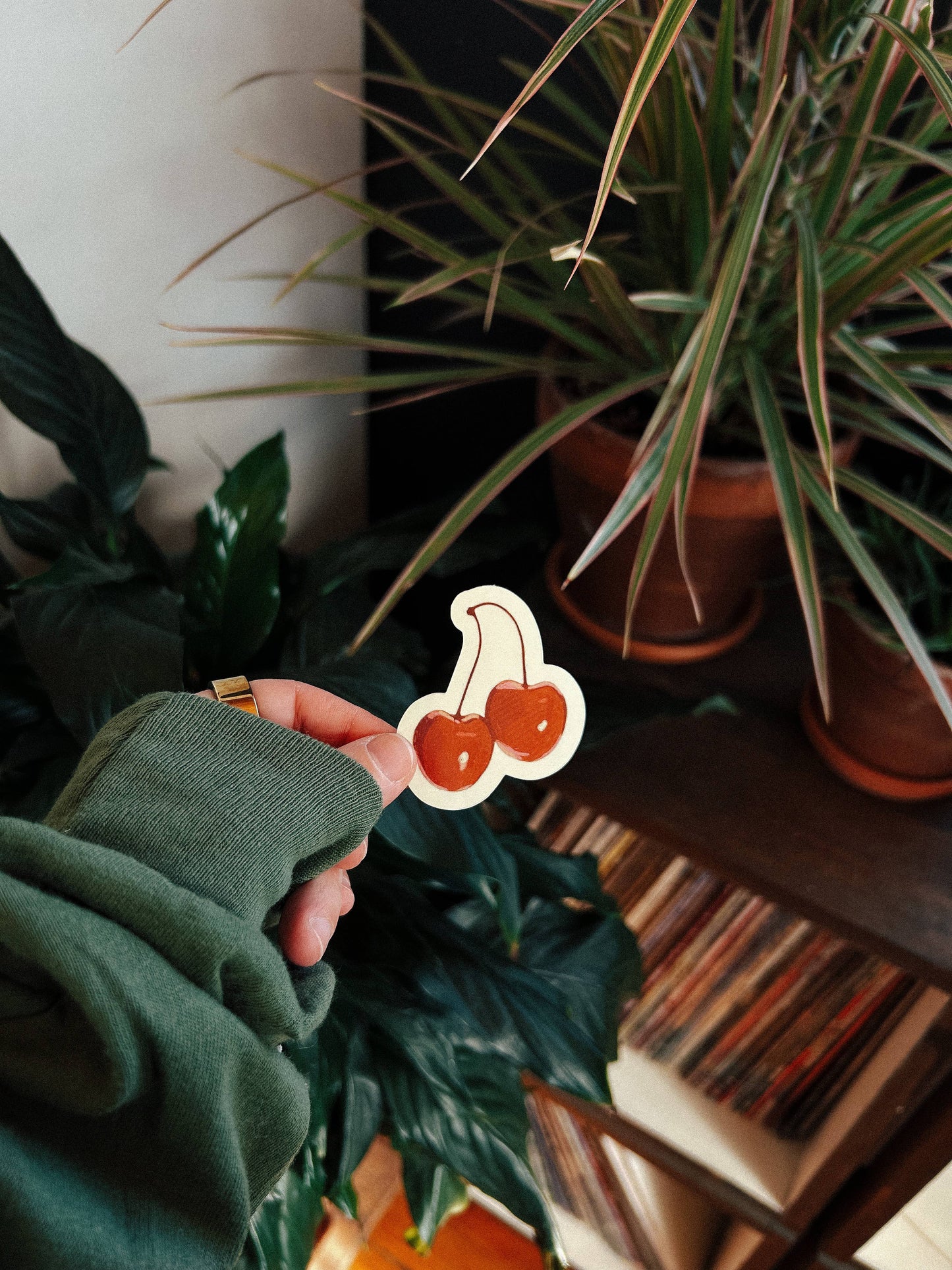 Pair of Cherries Sticker