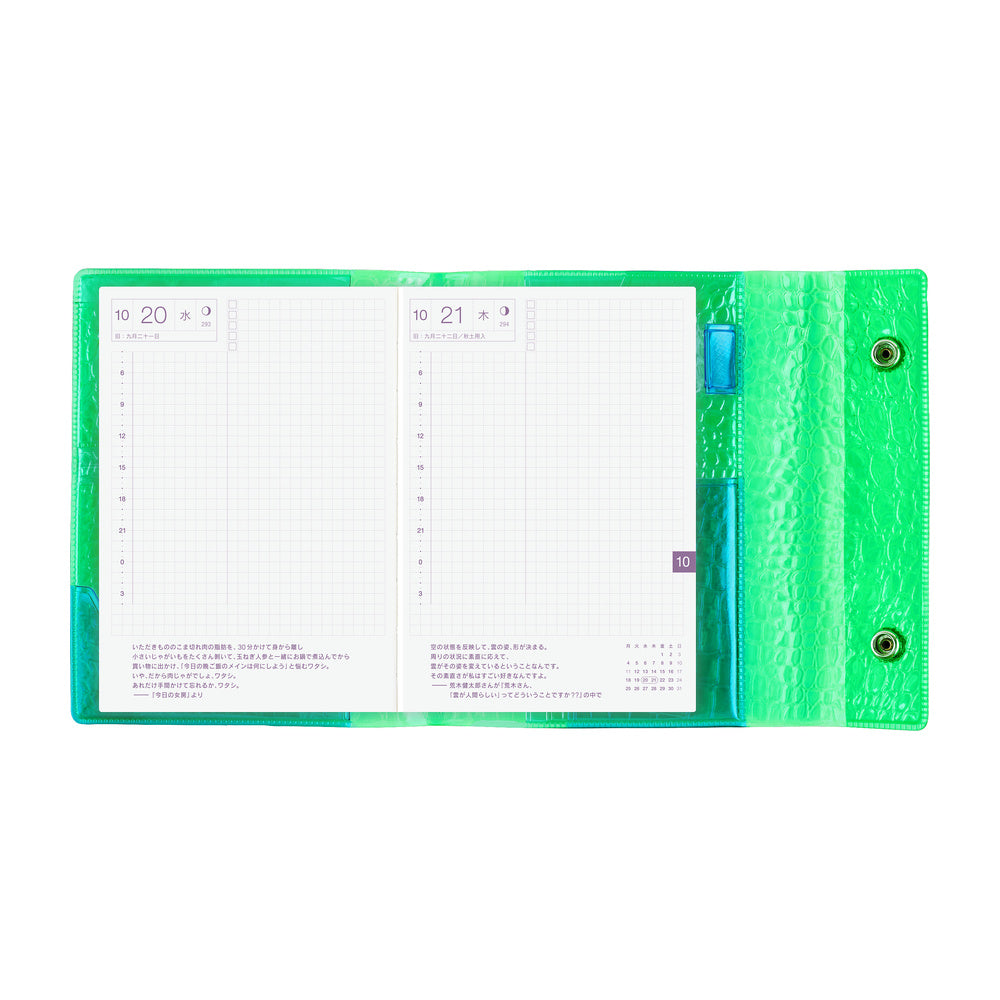 A6 Cover - beautiful people: Nothing to Hide (Green)