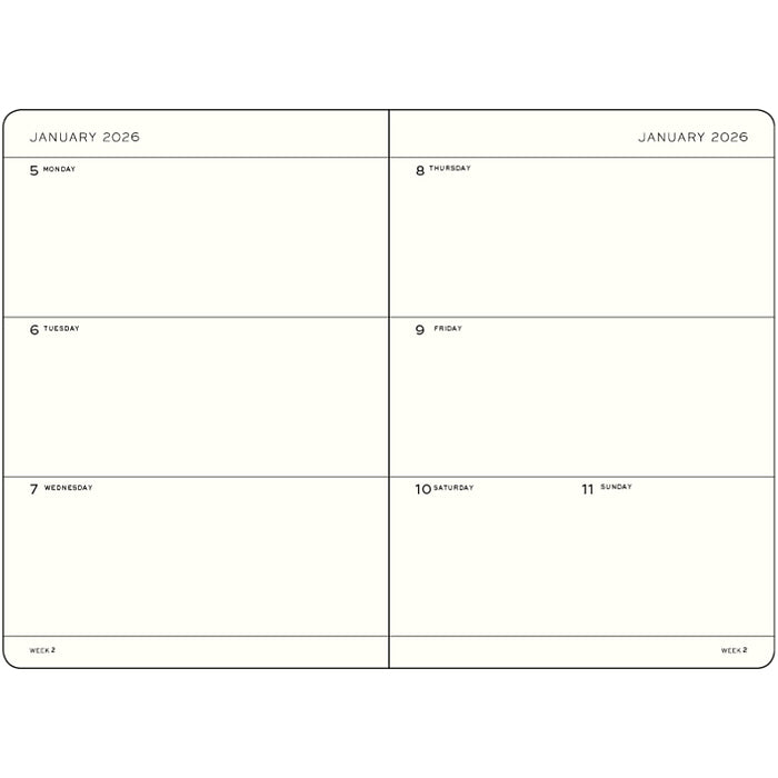A5 Weekly Planner - 2026