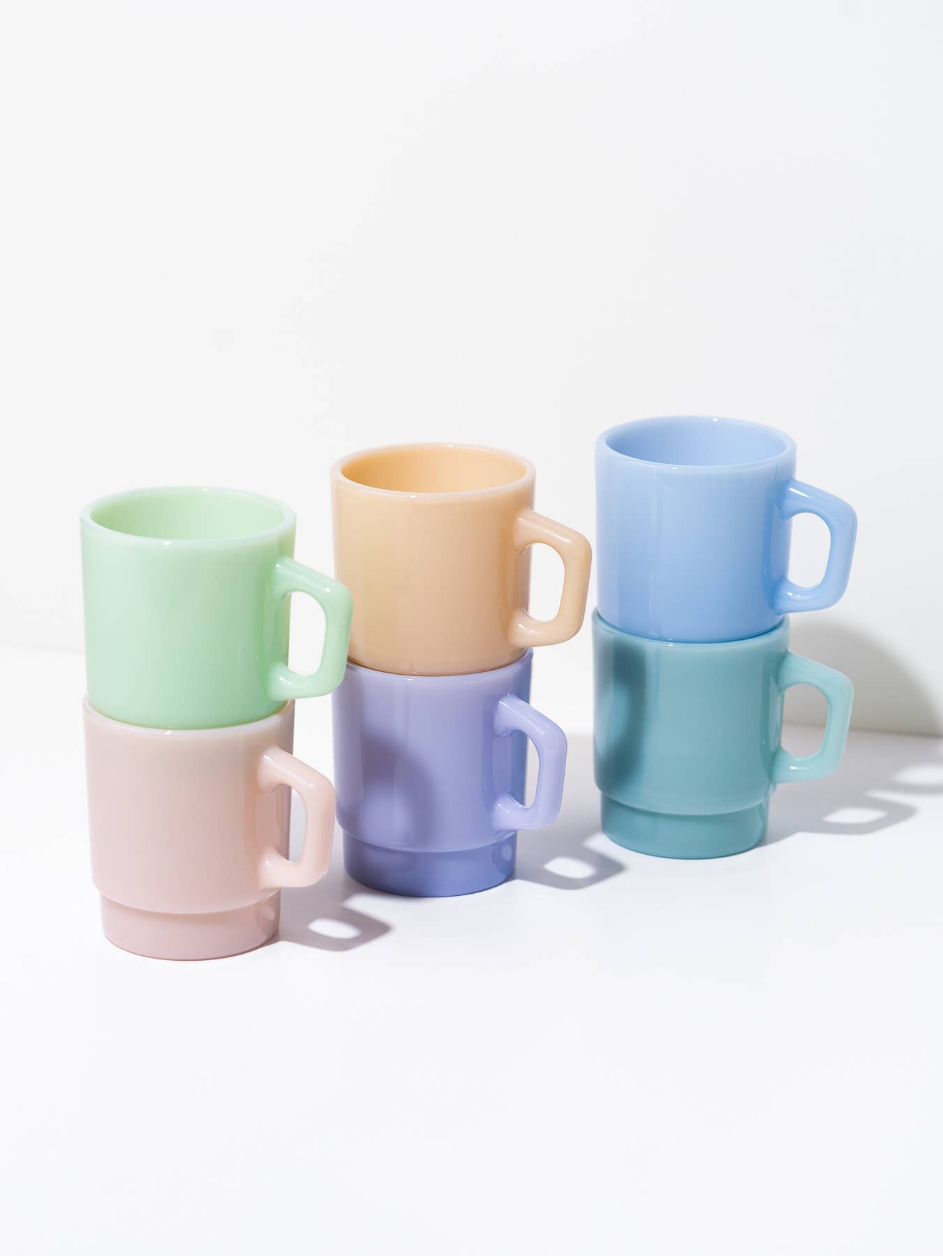 Milk Glass Mug