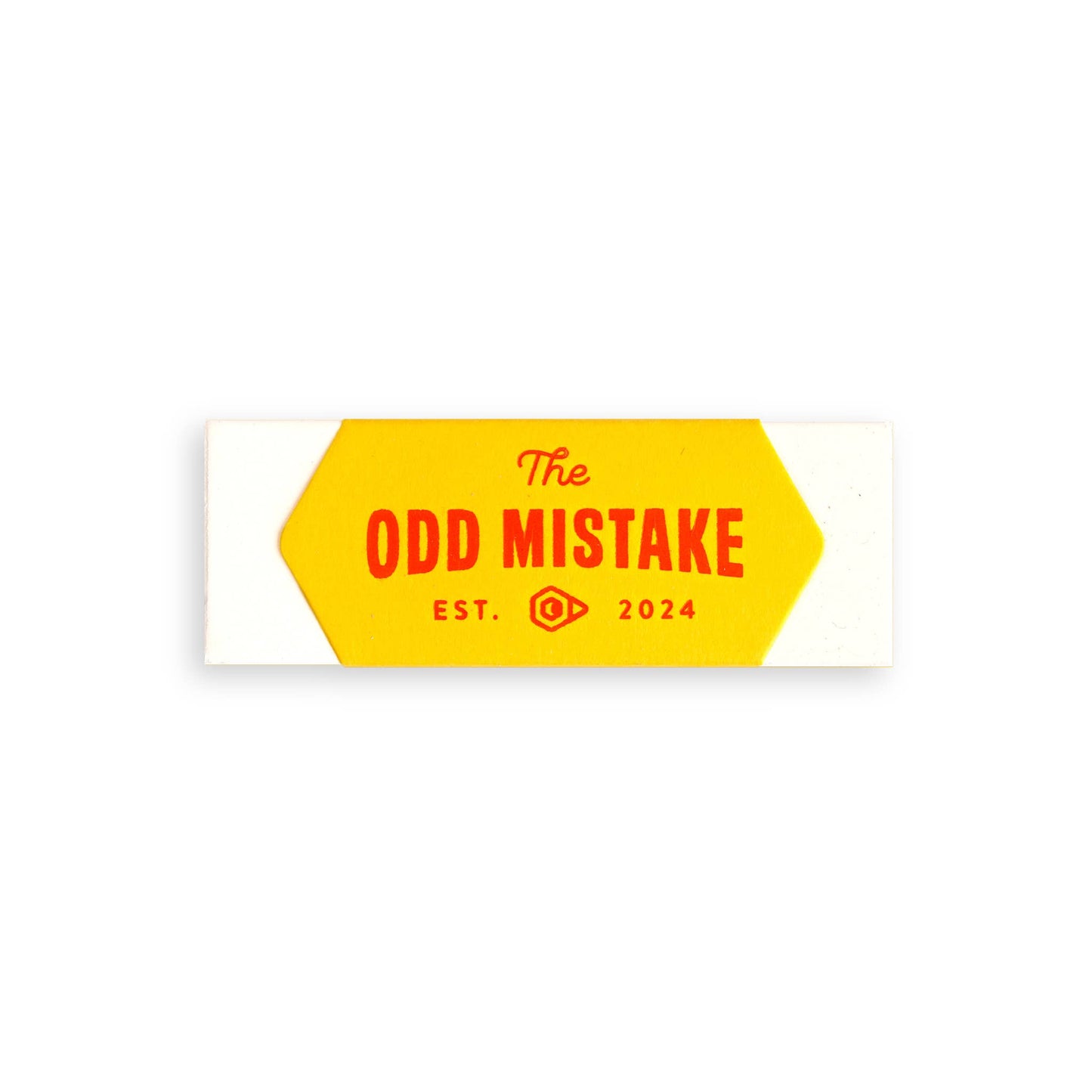 The Odd Mistake - Foil Printed Eraser