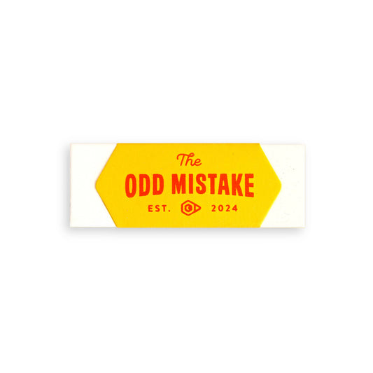 The Odd Mistake - Foil Printed Eraser
