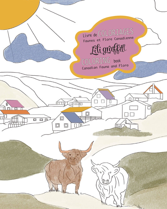 Colouring Book - Fauna and Flora from Canada