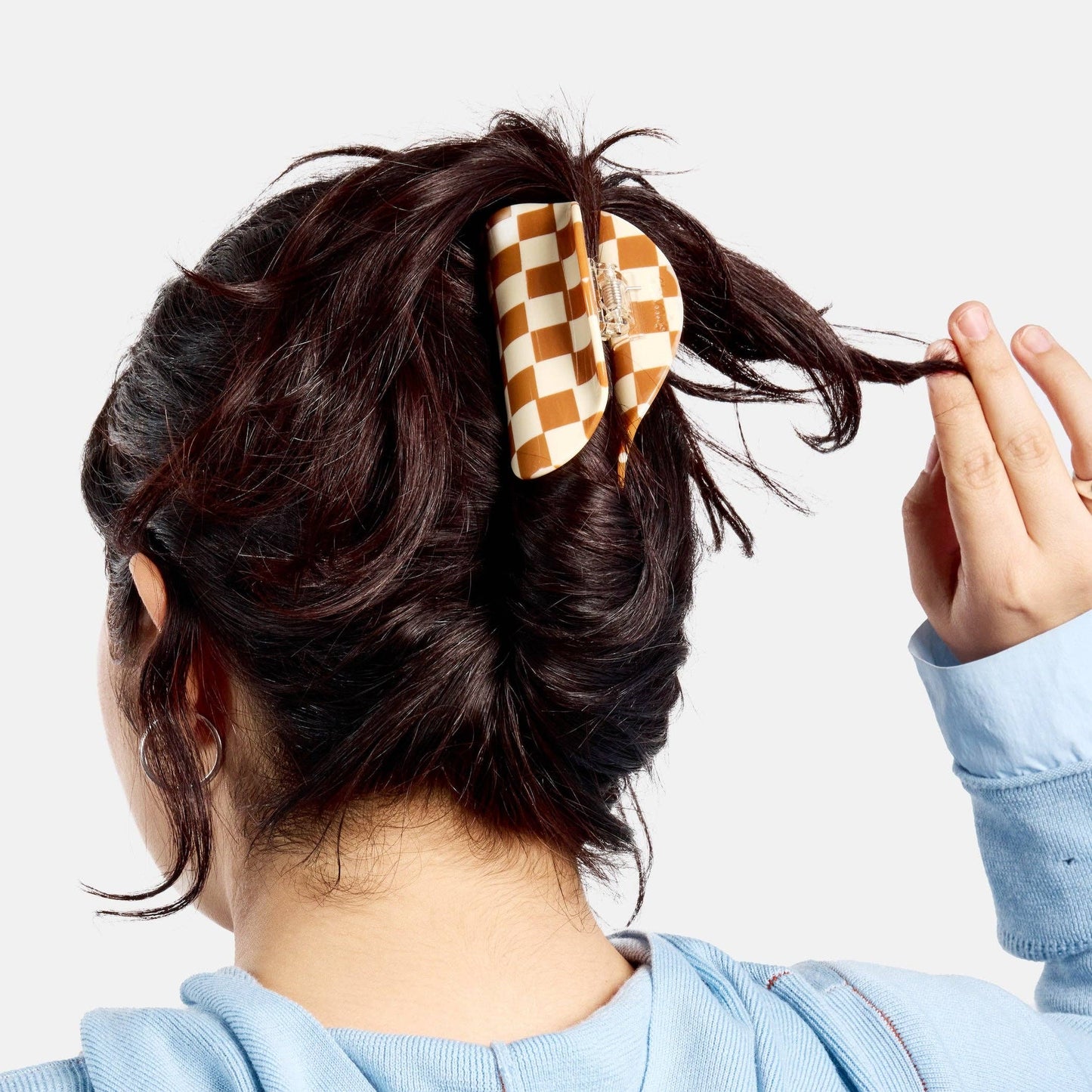 Checker Claw in Caramel