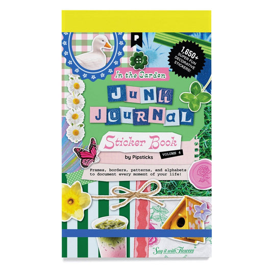 In The Garden - Junk Journal Sticker Book