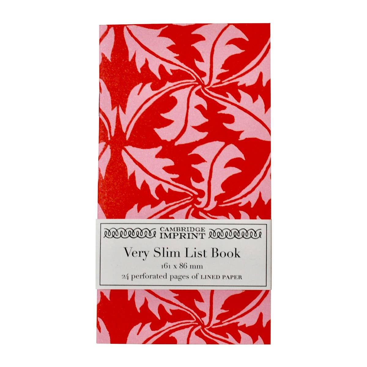 Very Slim List Book - Dandelion Rust and Rose