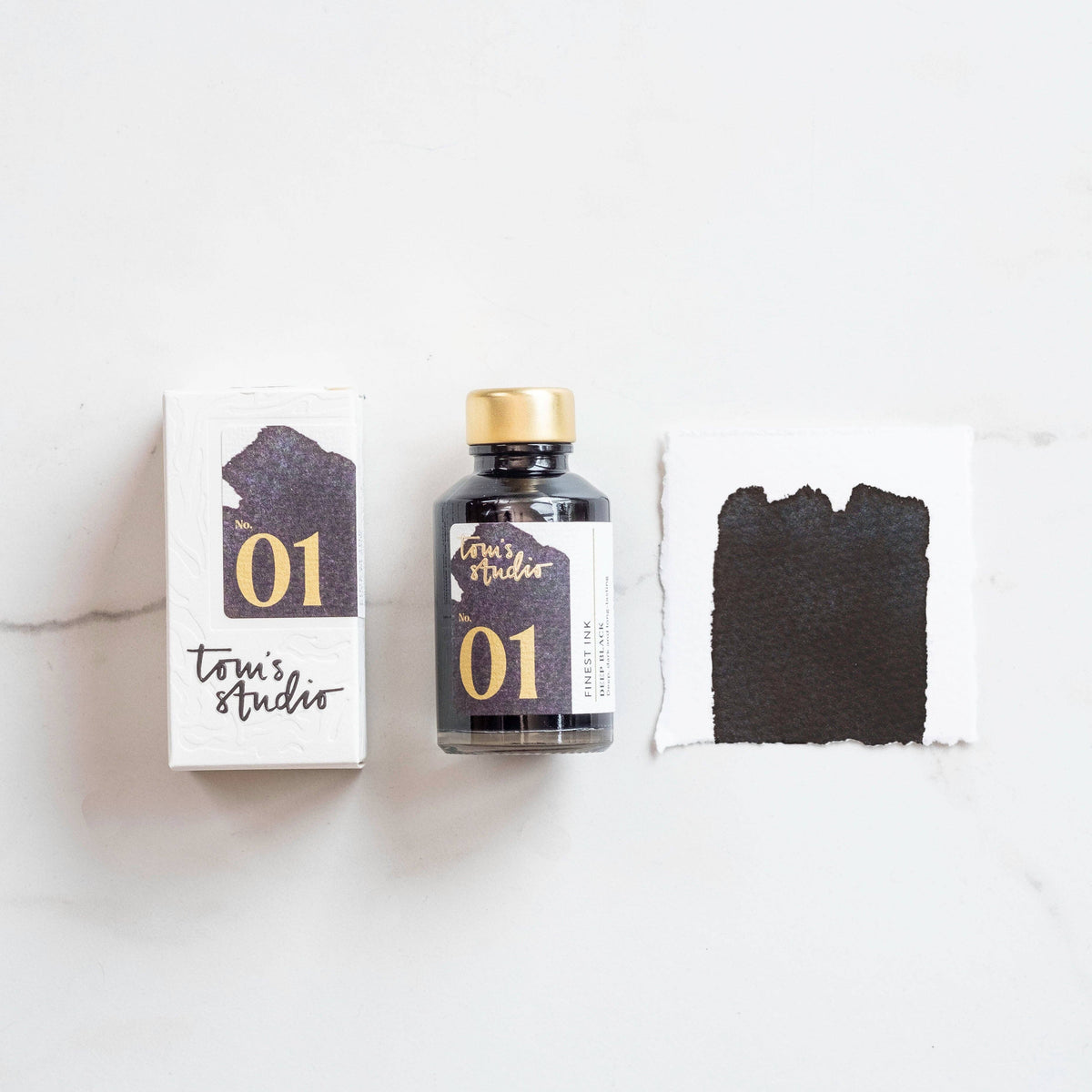 Tom's Studio, Fountain Pen Ink - Deep Black