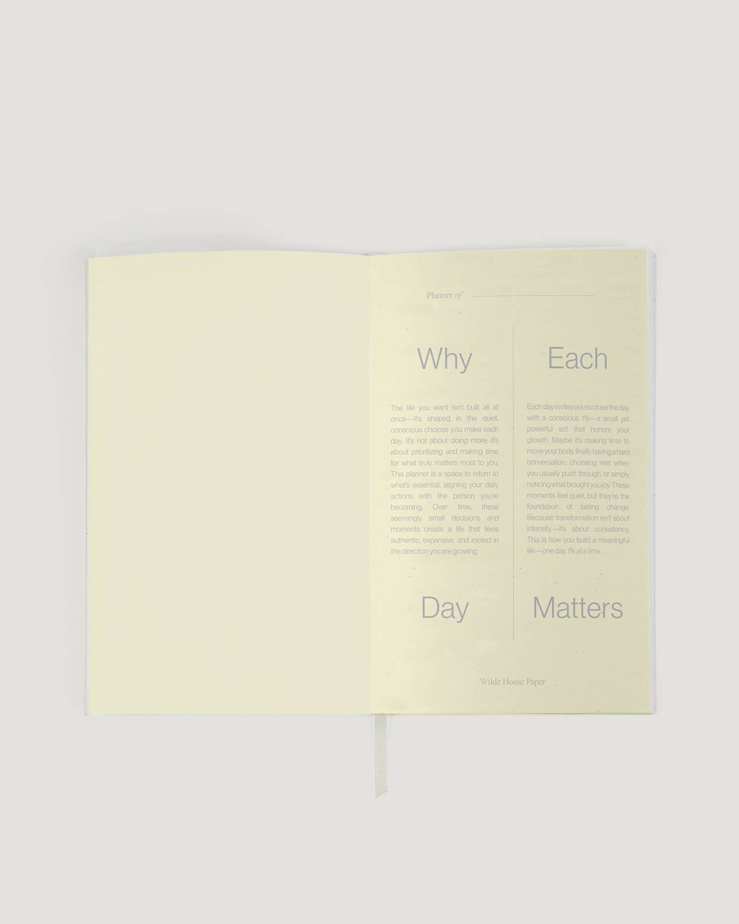 Day Planner by Wild House Paper