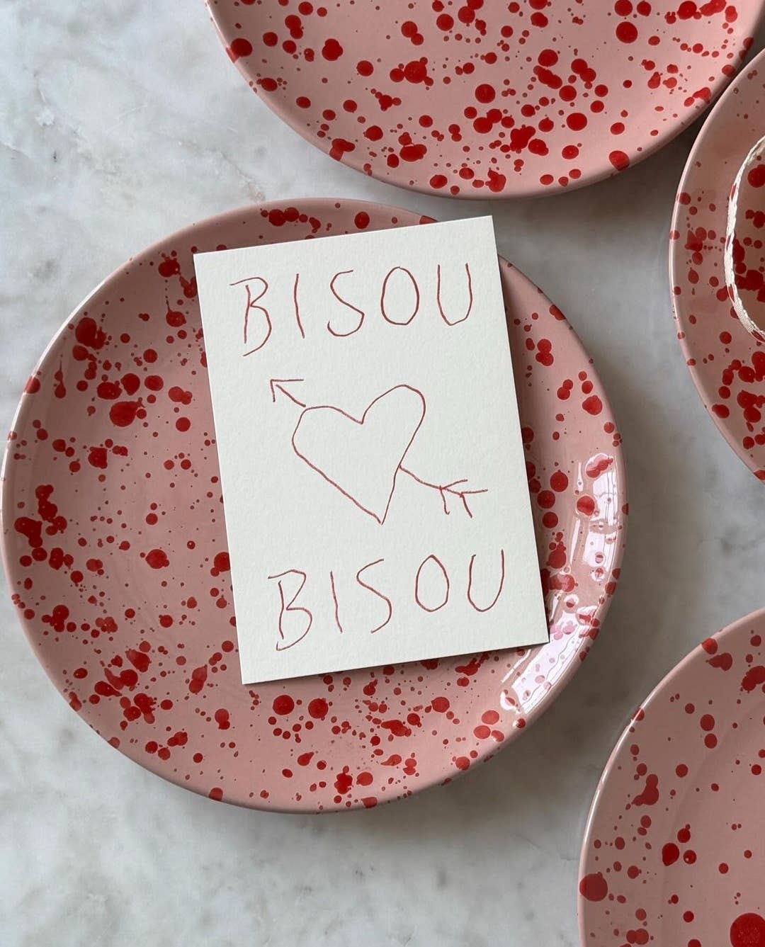 Postcard - Bisou Bisou