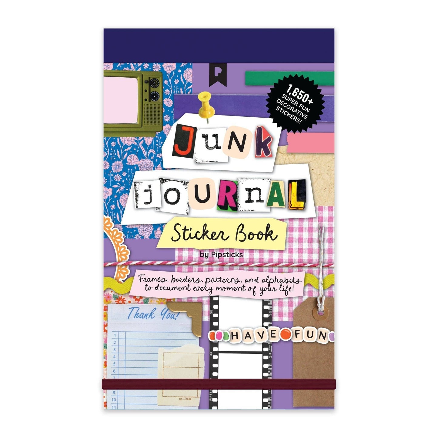 Junk Journal Sticker Book by Pipsticks