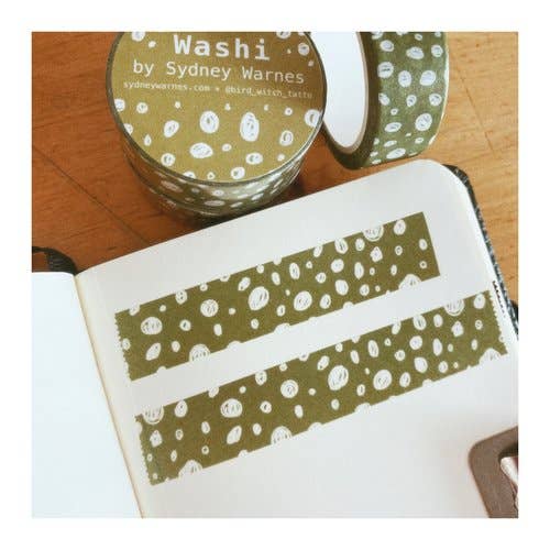 Dots Washi Tape - Green