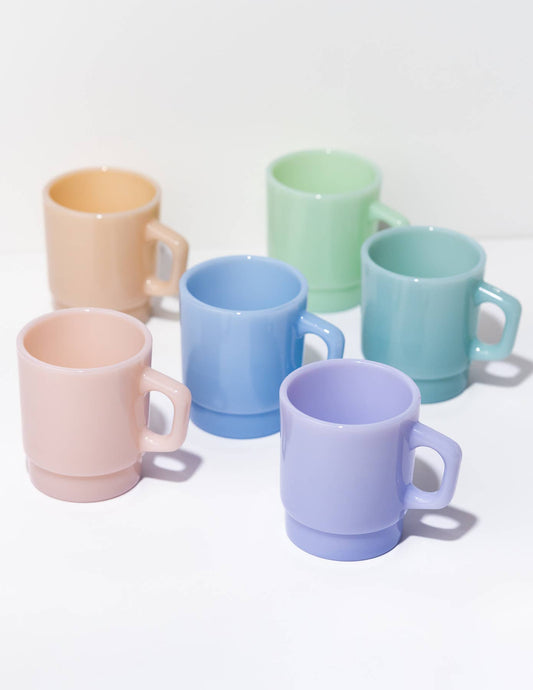 Milk Glass Mug