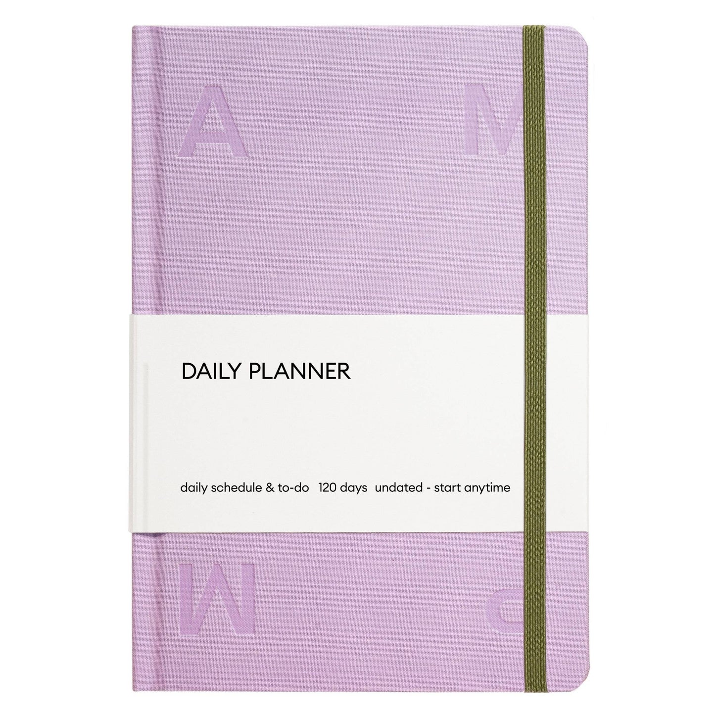 Daily Planner, Lavender - Undated (120 Days)