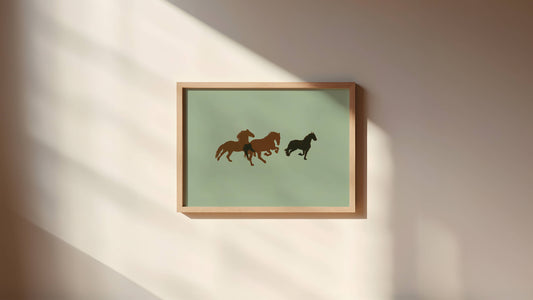 Wild Horses - Horizontal Art Print