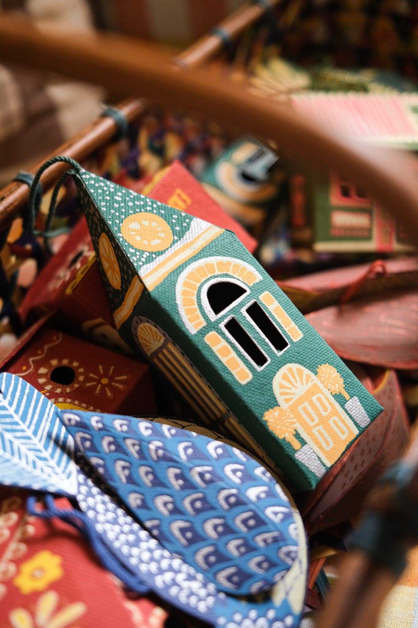 Winter Steeple Screen-Printed Board Ornament