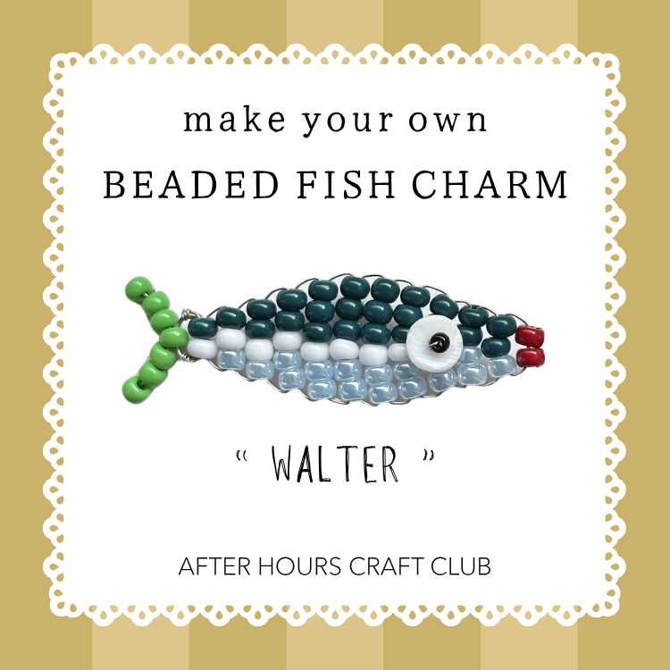 Beaded Fish Charm Craft Kit