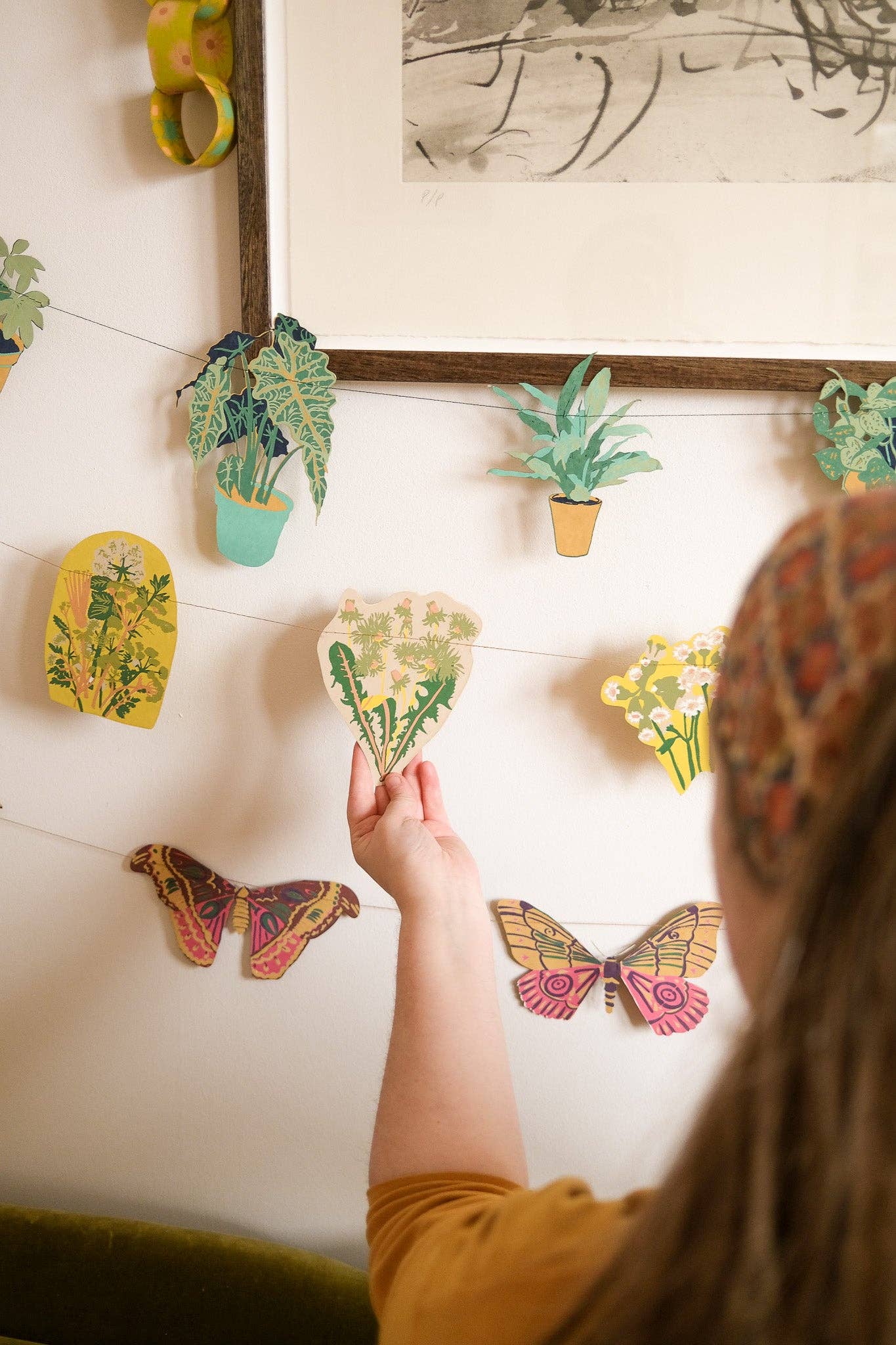 Colourful Butterflies - Sewn Garland