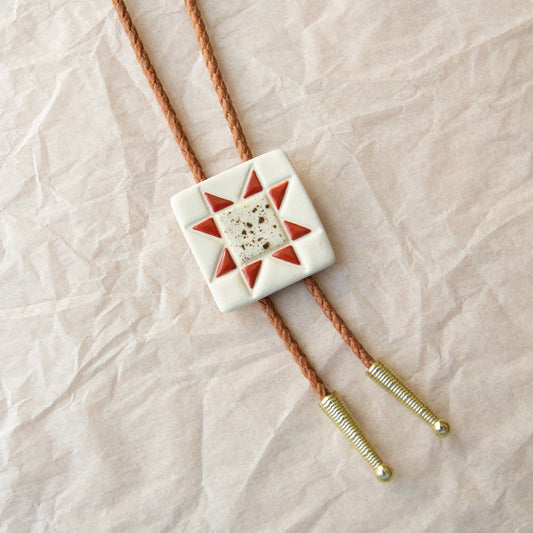 Bolo Tie - Eight-Pointed Star