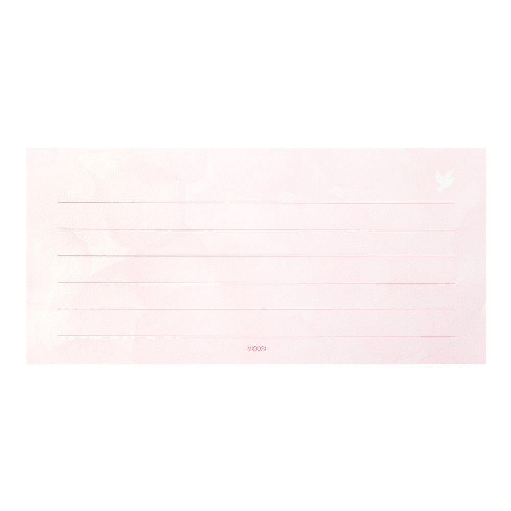 Midori Message Letter Pad - Pink