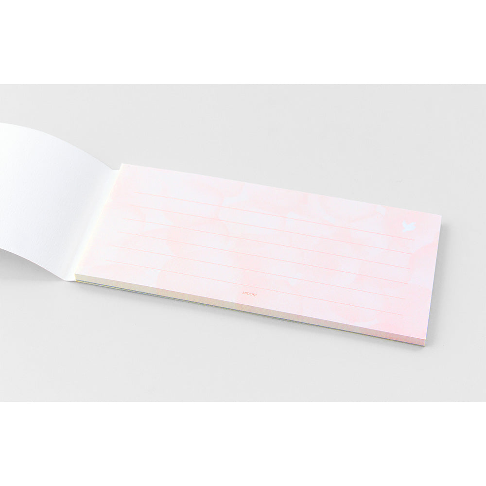 Midori Message Letter Pad - Pink