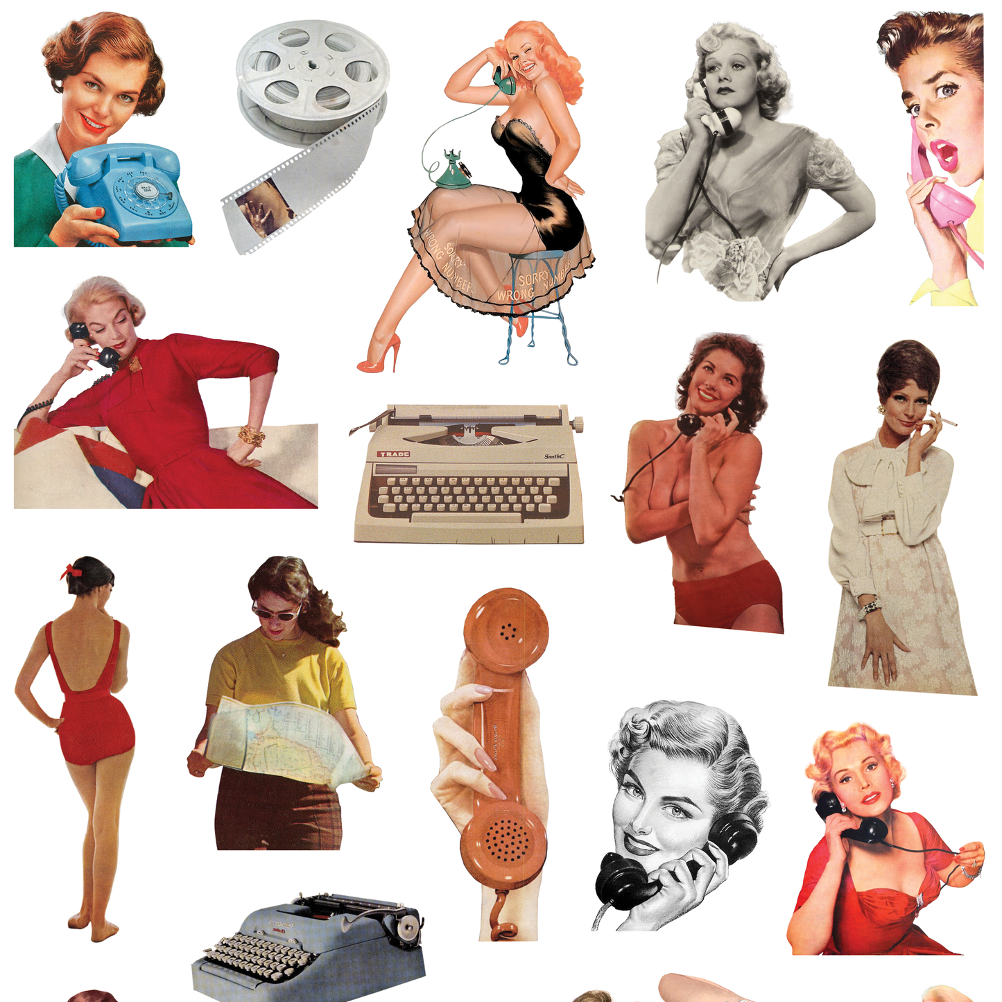 Collage Kit - Sweet Nostalgia