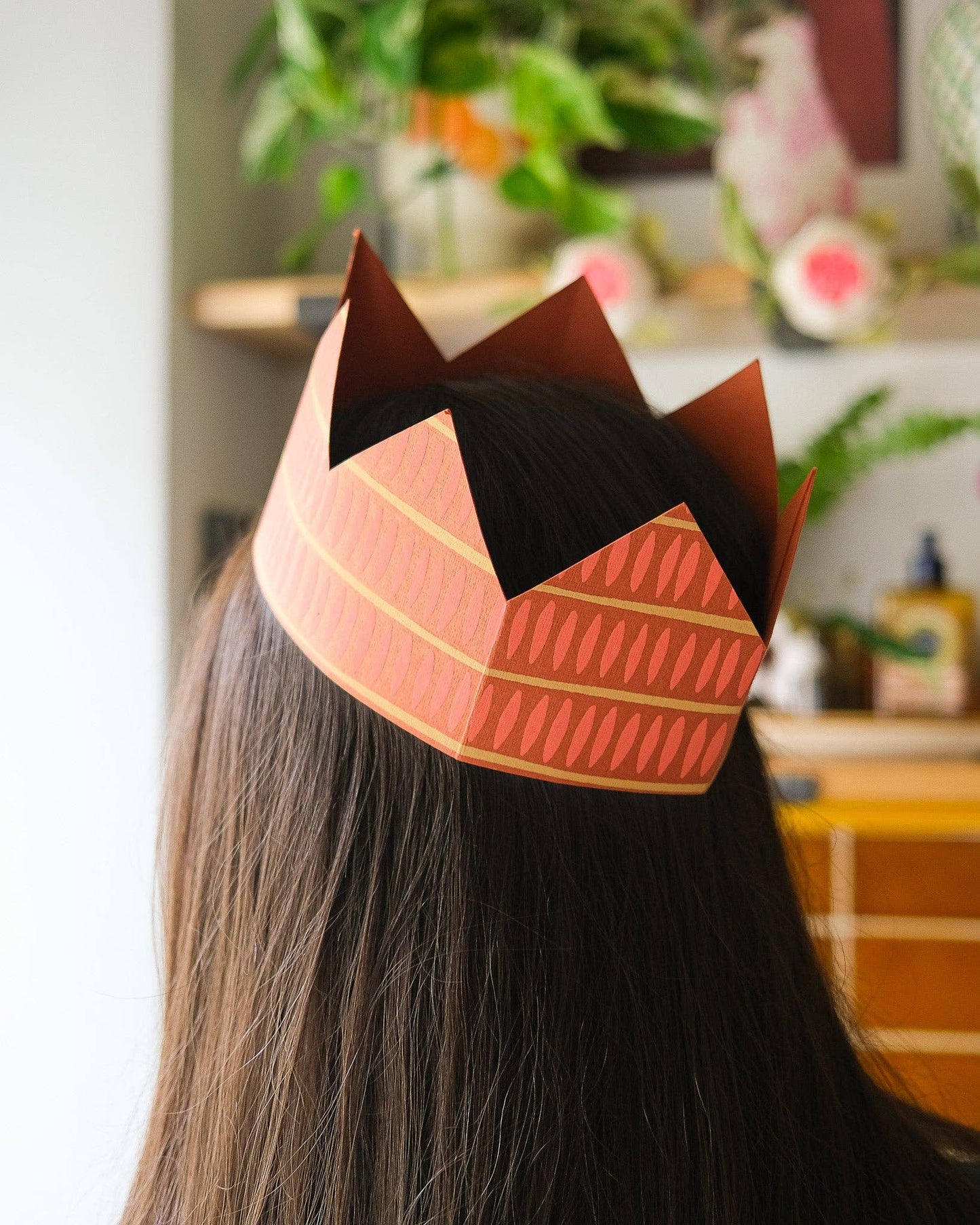 Yellow Paper Crowns Set