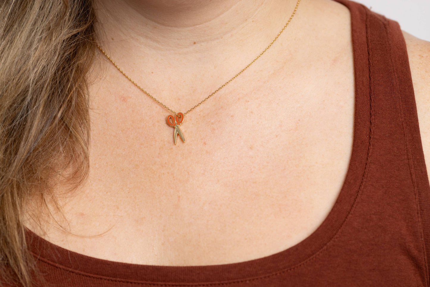 Scissors Pendant - Necklace