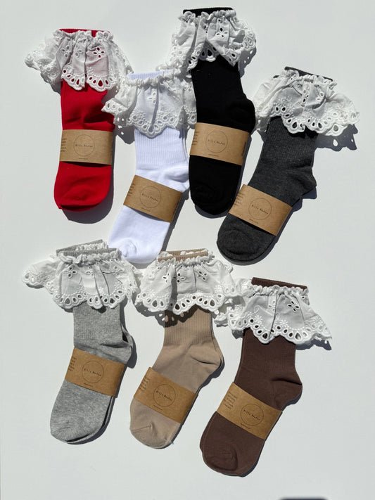 Lace Cotton Socks