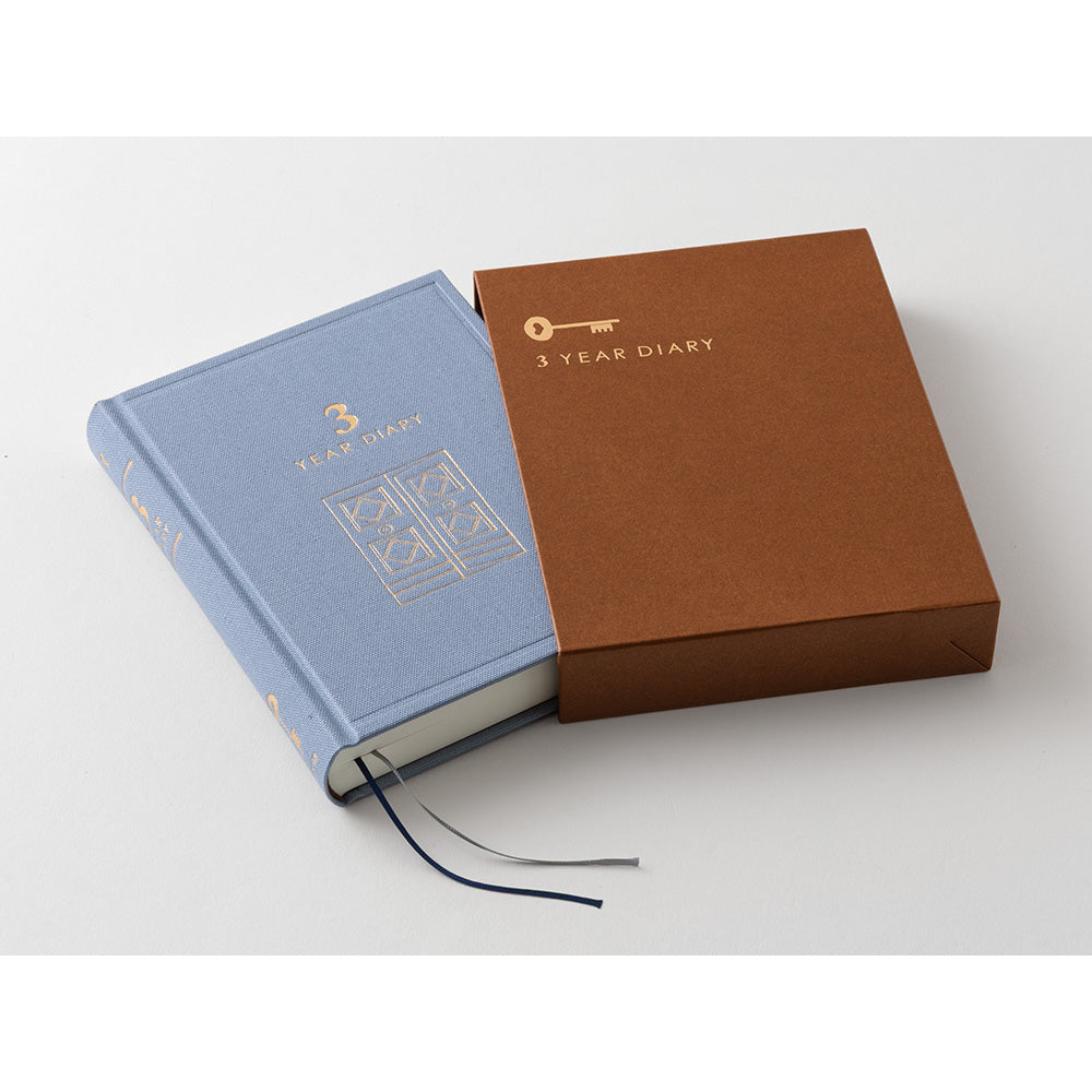 Midori 3 Year Diary - Blue Purple