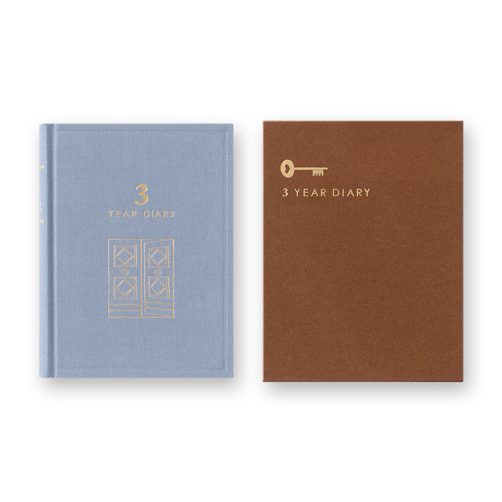 Midori 3 Year Diary - Blue Purple