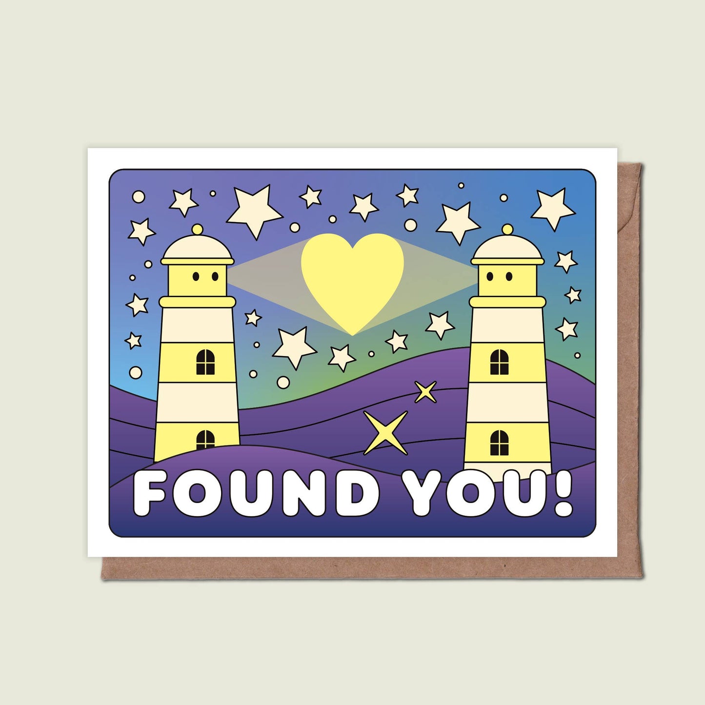 Found You Lighthouse - Greeting Card