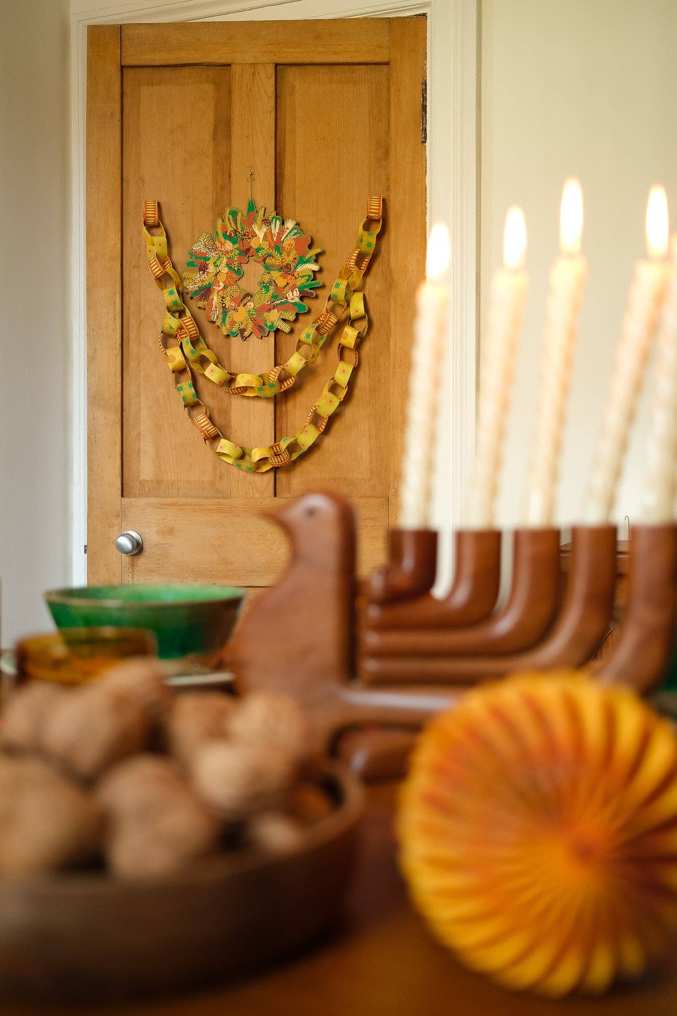 Yellow and Green Paper Chain Kit