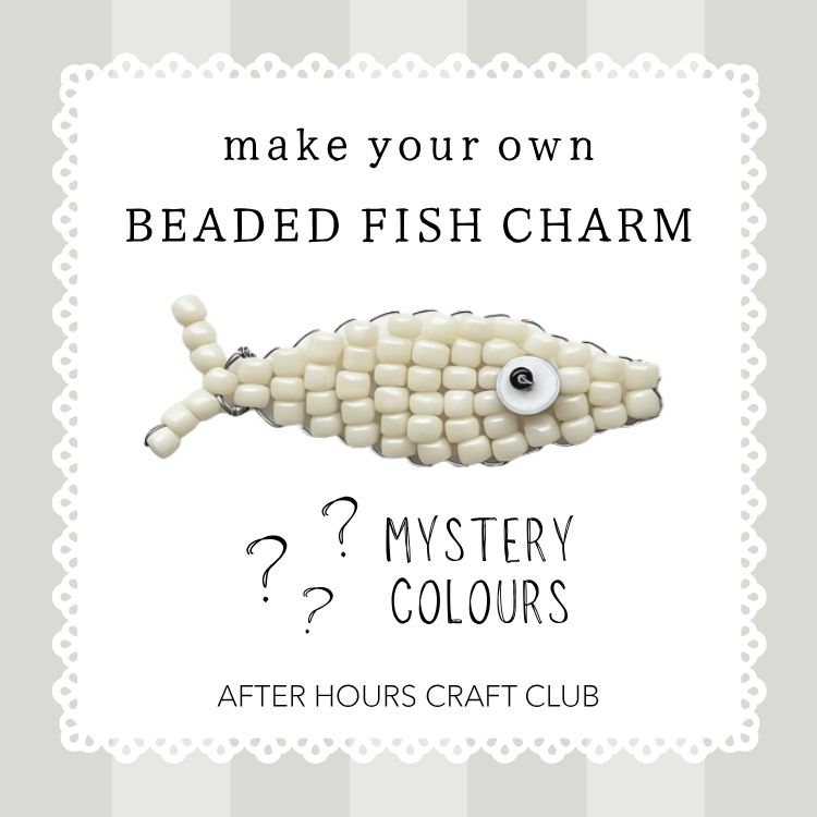 Beaded Fish Charm Craft Kit