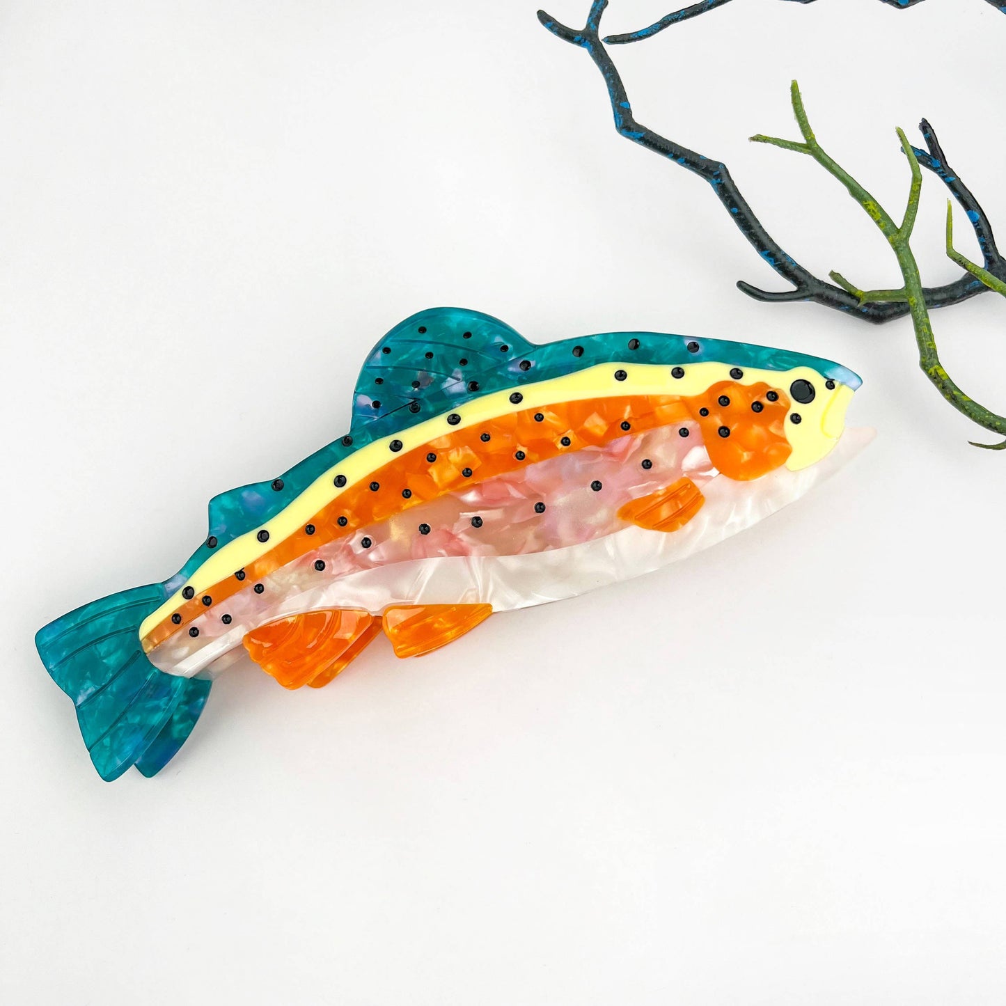 Claw Clip - Rainbow Fish