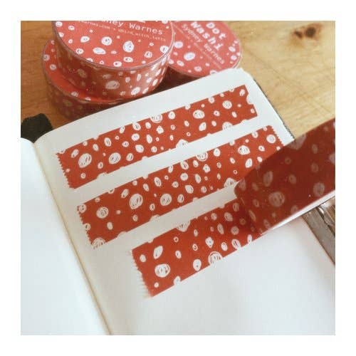 Dots Washi Tape - Orange