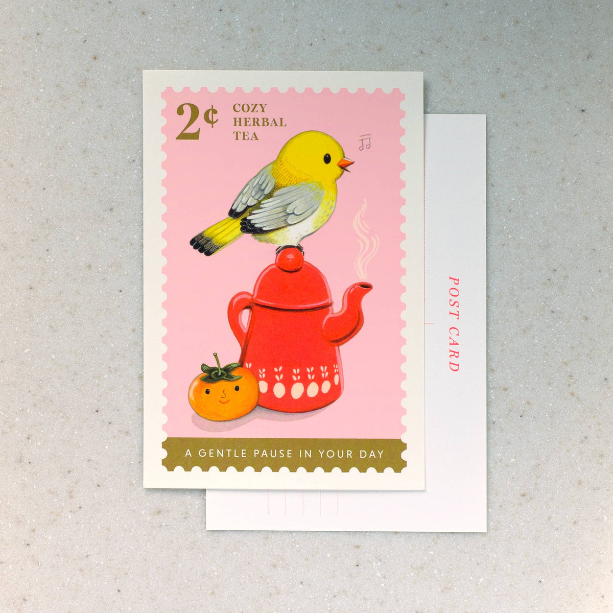Postcard - Cozy Herbal Tea