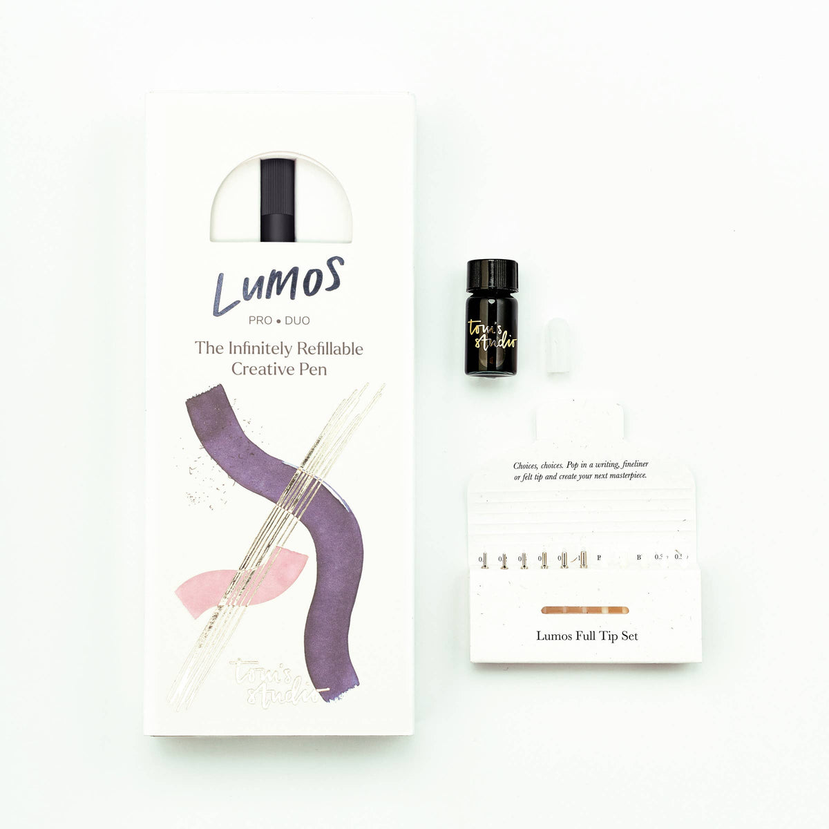 Lumos Pro - Refillable Multi-Tip Pen (Single or Duo)