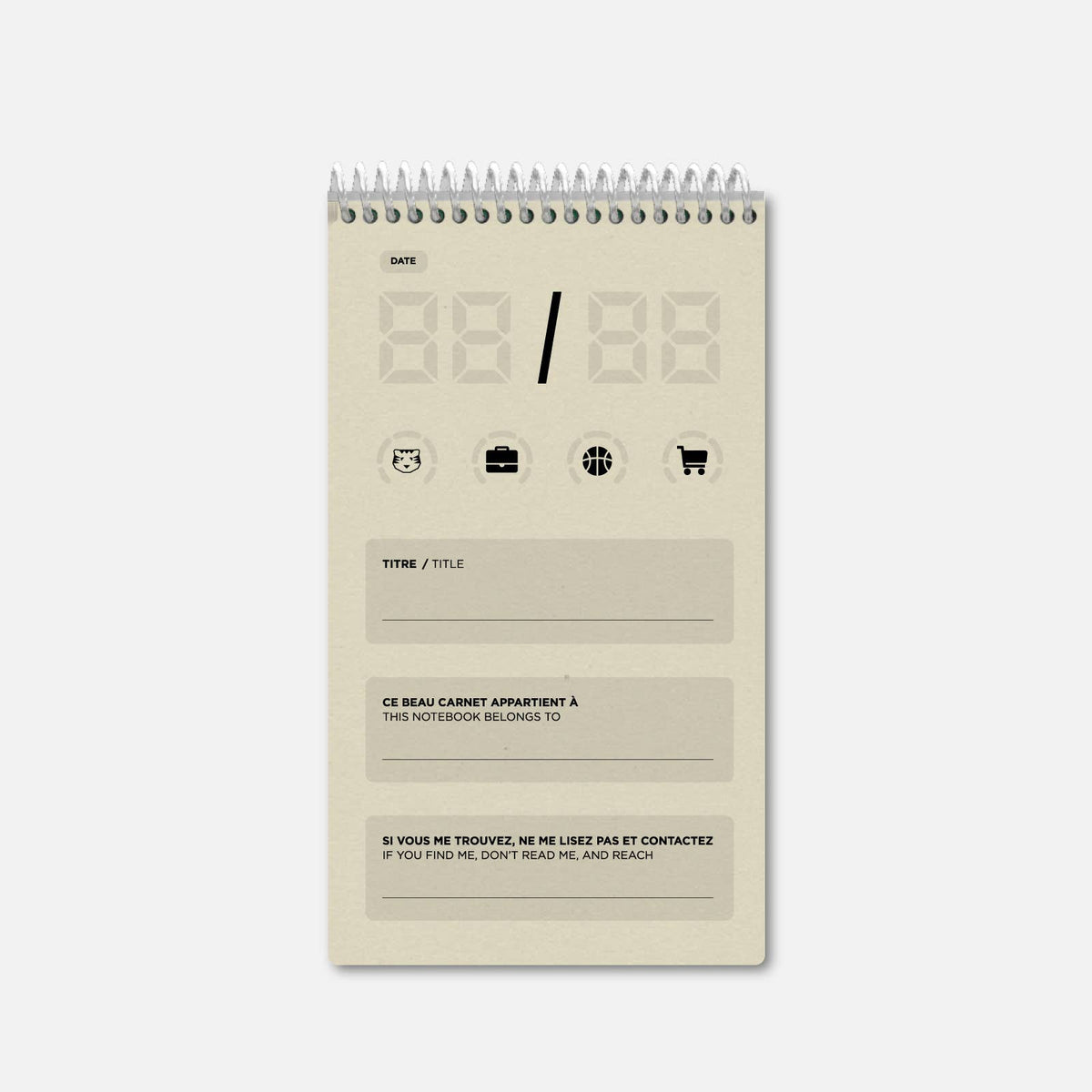 Flip Notepad - Bold Dash