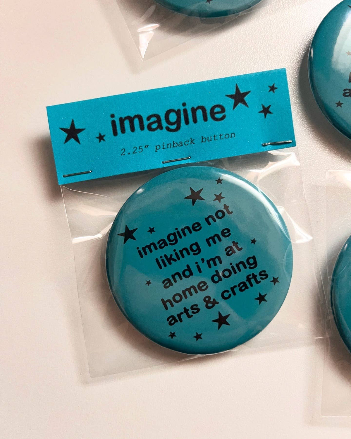 Imagine Button Imagine Not Liking Me - Button – Cahier | Stationery & Life Goods