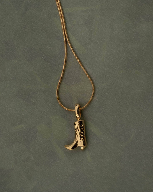 Gold Cowgirl Necklace