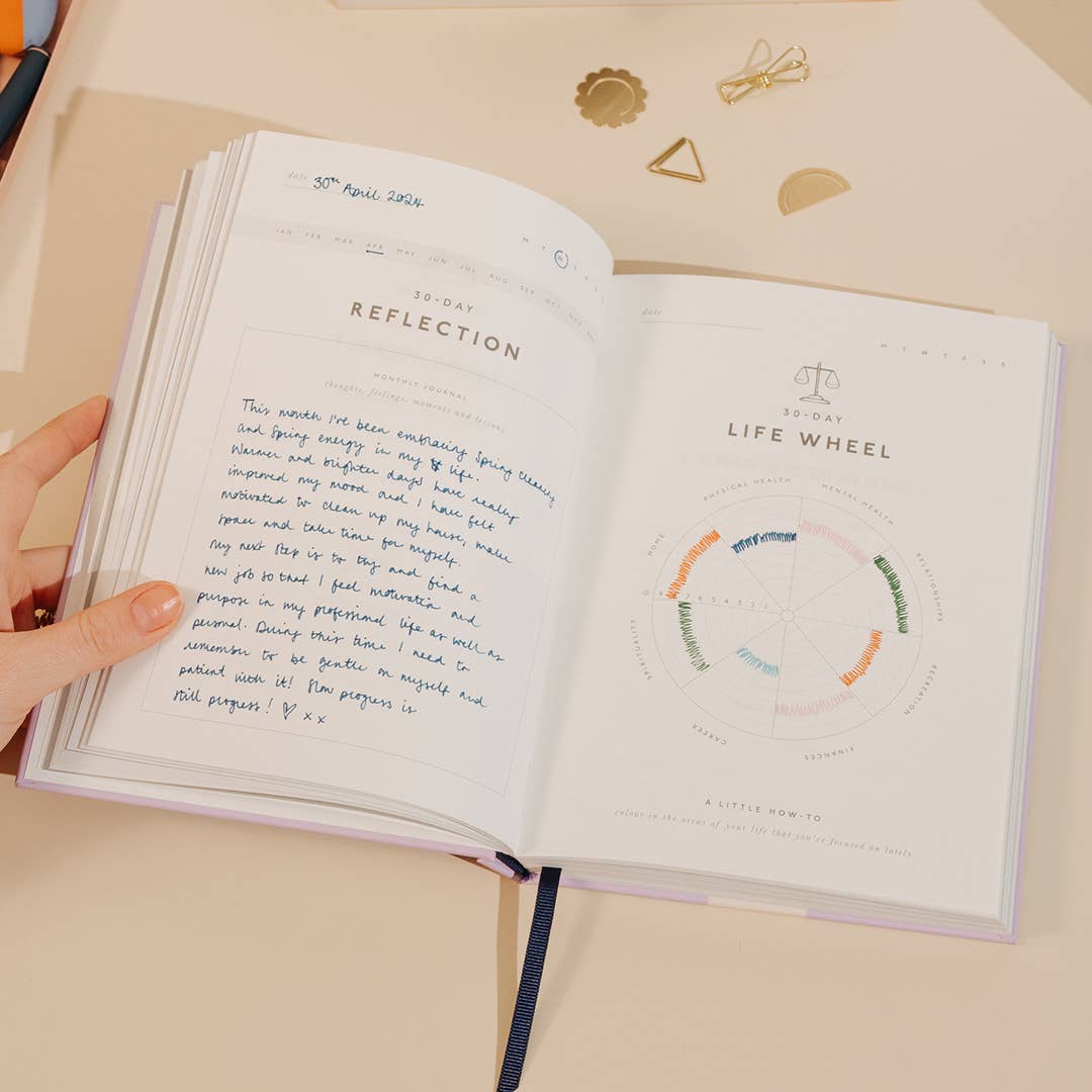 Guided Gratitude Journal, A5 Hardcover