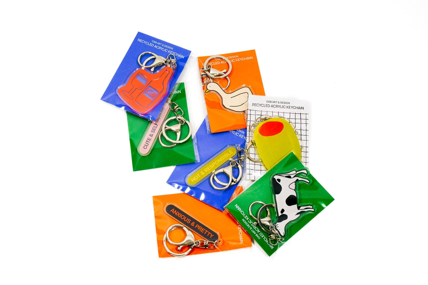 I <3 ART - Recycled Acrylic Keychain