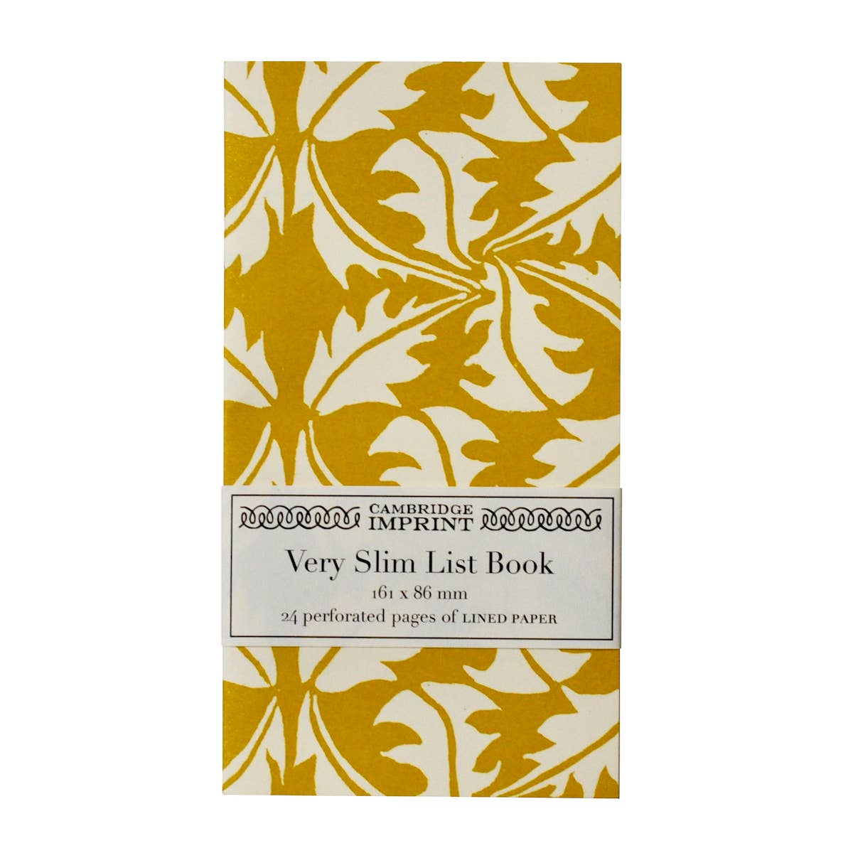 Very Slim List Book - Dandelion Turmeric