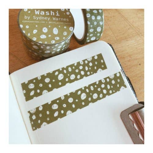Dots Washi Tape - Green