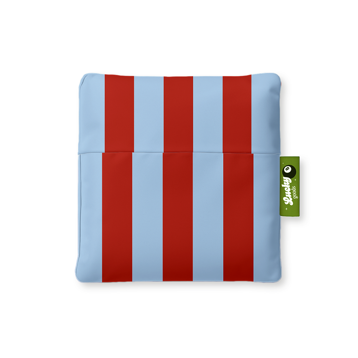 Blue & Maroon Stripes - Foldable Reusable Bag