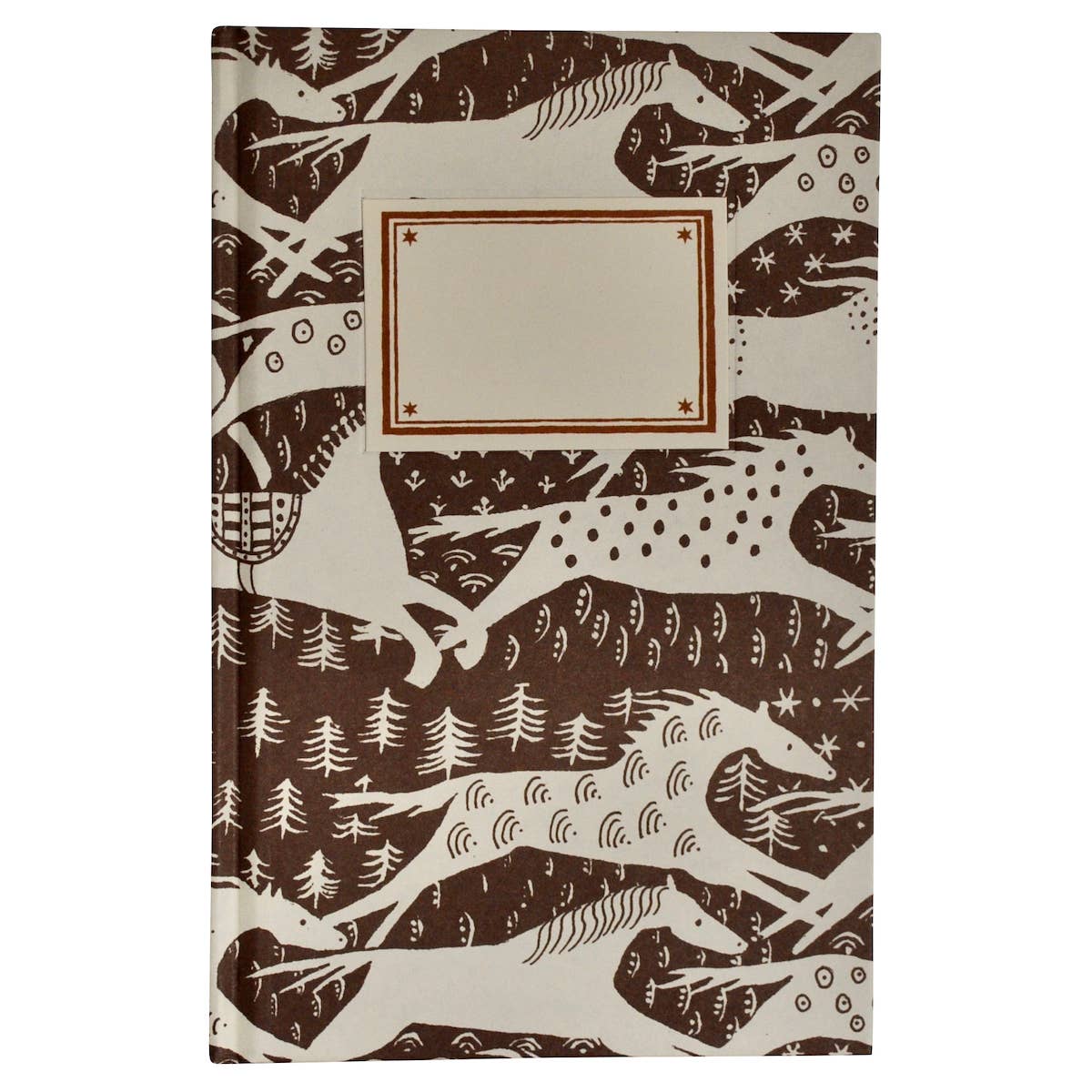 Hardback Notebook - Chocolate Horses